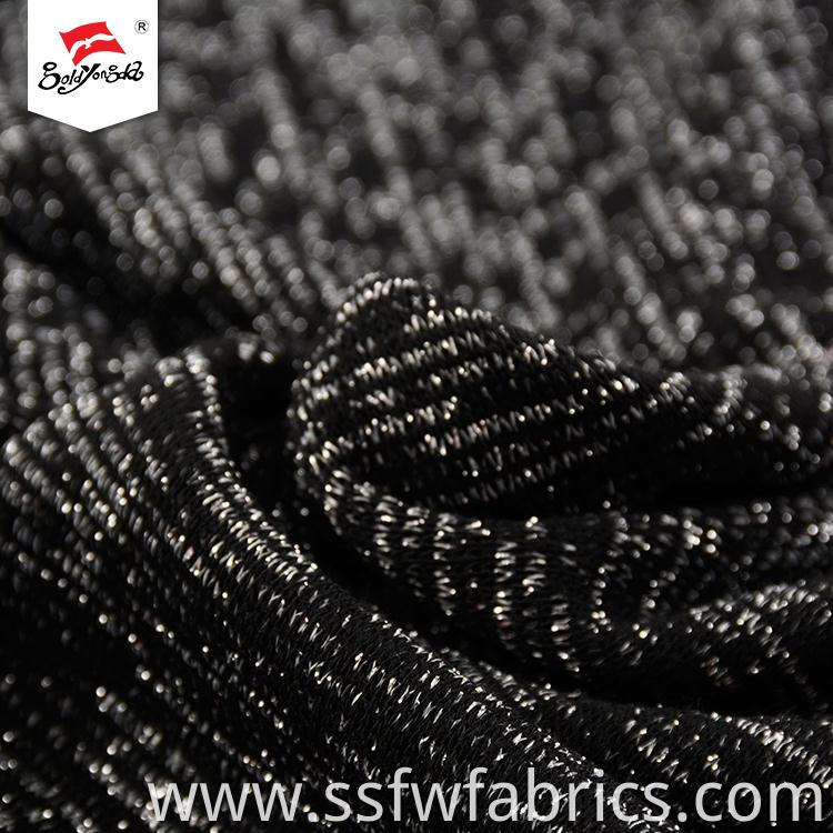 Luxury Silver Polyester Fabric Wholesale